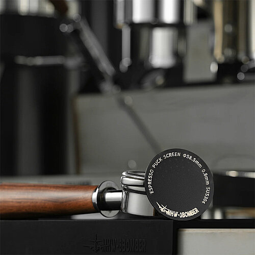 MHW-3Bomber FG5641 Titanyum Espresso Puck Screen, 53.35 mm, Siyah - 3
