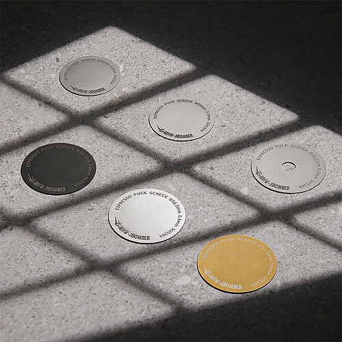 MHW-3Bomber FG5641 Titanyum Espresso Puck Screen, 53.35 mm, Siyah - 5