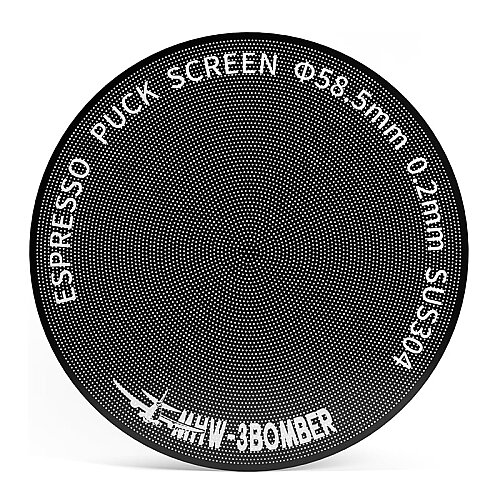 MHW-3Bomber FG5642 Espresso Puck Screen, 58.5 mm, Siyah - 1