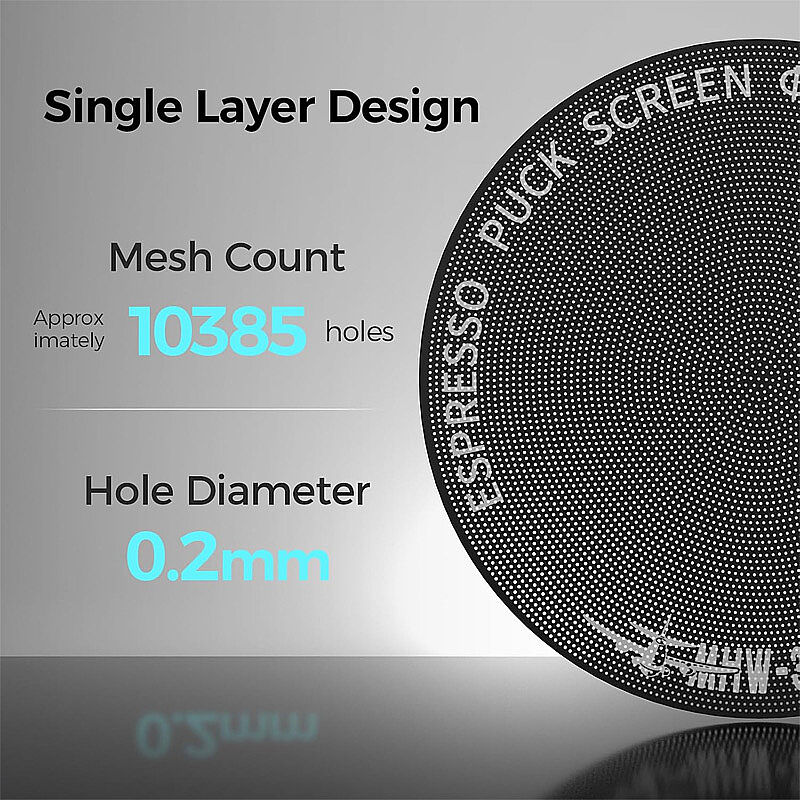 MHW-3Bomber FG5642 Espresso Puck Screen, 58.5 mm, Siyah - MHW-3Bomber