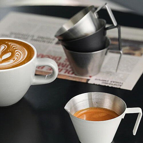 MHW-3Bomber G5142W Paslanmaz Çelik Espresso Ölçü Bardağı, 100 ml, Kırık Beyaz - 5