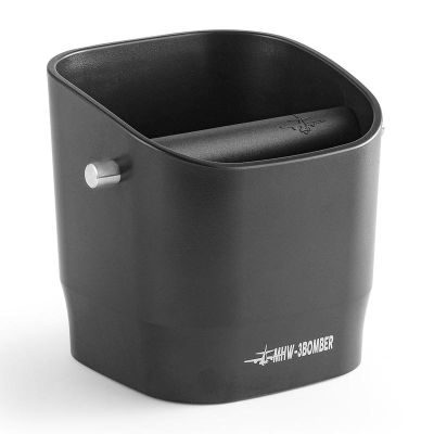 MHW-3Bomber GB5967B Kahve Posa Kovası Knock Box, 110x125x130 mm, 1200 ml, Siyah - MHW-3Bomber