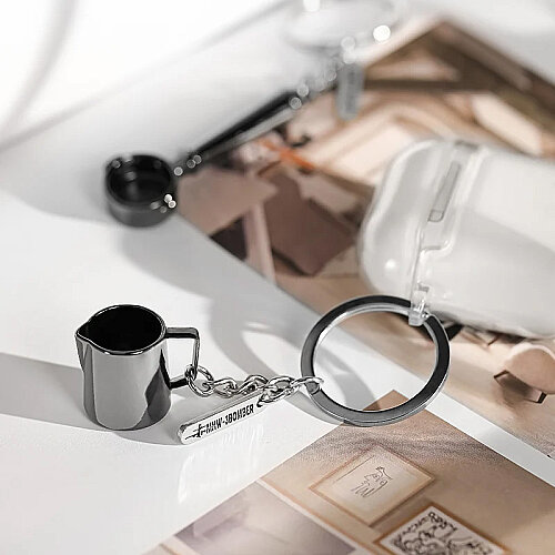MHW-3Bomber KC5700 Süt Potu Pitcher Anahtarlık, 25x20 mm, Siyah Gri - 6