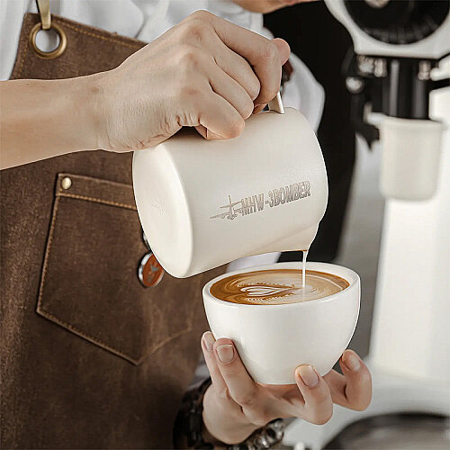 MHW-3Bomber P5021W Süt Potu Pitcher, 600 ml, Krem Beyaz - 5