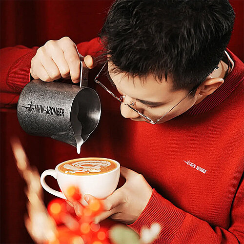 MHW-3Bomber P5027SS Süt Potu Pitcher, 600 ml, Gümüş - 7