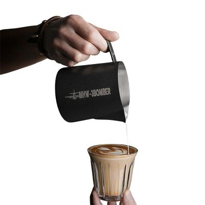MHW-3Bomber P5033B Milk Pot Pitcher, 600 ml, Matte Black - MHW-3Bomber