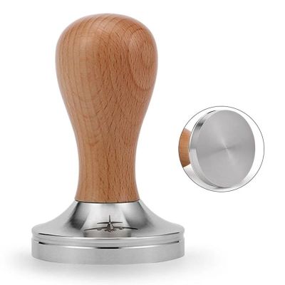 MHW-3Bomber T5206F Vase Walnut Handle Tamper, 58 mm - MHW-3Bomber