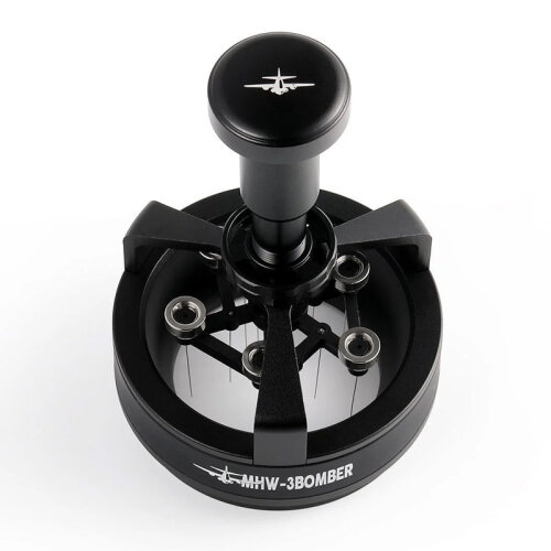 MHW-3Bomber T5958-OS موزع قهوة بإبرة سلسلة Yu WDT، 51 مم، أسود - 4