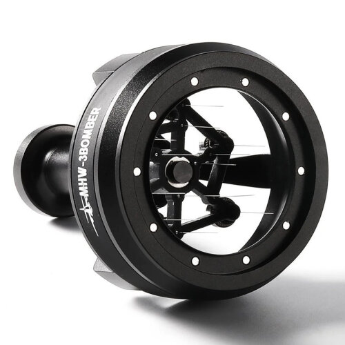 MHW-3Bomber T5958-OS Yu Series Needle WDT Coffee Dispenser, 51 mm, Black - 2