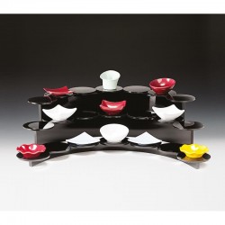 Zicco ZCP-647 Akrilik Teşhir Standı, 3 Katlı, 13 cm - Zicco