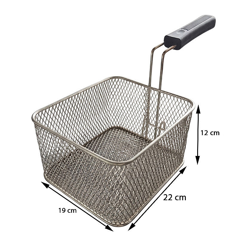 Mixkap Fritöz Sepeti, 19x22x12 cm, 5 L - Mixkap