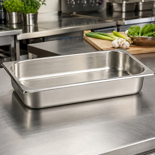 Mixkap GN 1/1-150 mm Paslanmaz Çelik Standart Gastronorm Küvet - 3