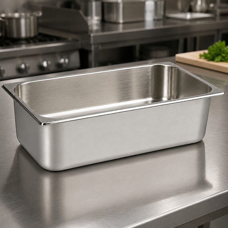 Mixkap GN 1/1-200 mm Paslanmaz Çelik Standart Gastronorm Küvet - Mixkap