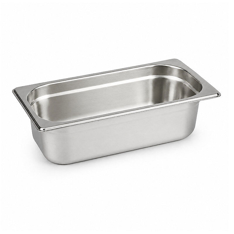 Mixkap GN 1/3-100 mm Paslanmaz Çelik Standart Gastronorm Küvet - Mixkap