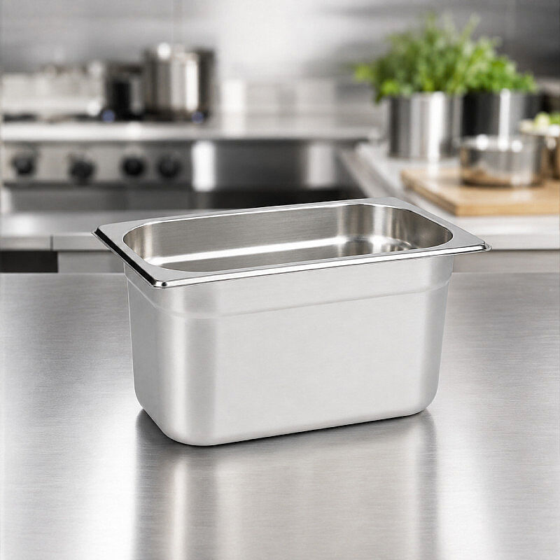 Mixkap GN 1/3-150 mm Paslanmaz Çelik Standart Gastronorm Küvet - Mixkap