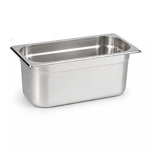 Mixkap GN 1/3-150 mm Paslanmaz Çelik Standart Gastronorm Küvet - 1
