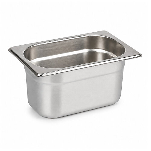 Mixkap GN 1/4-100 mm Paslanmaz Çelik Standart Gastronorm Küvet - Mixkap