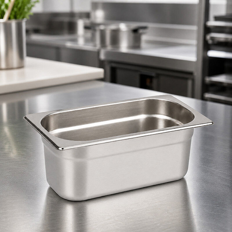 Mixkap GN 1/4-150 mm Paslanmaz Çelik Standart Gastronorm Küvet - Mixkap