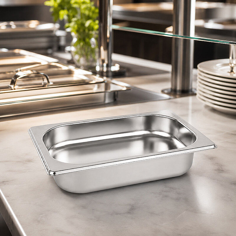 Mixkap GN 1/4-65 mm Paslanmaz Çelik Standart Gastronorm Küvet - Mixkap