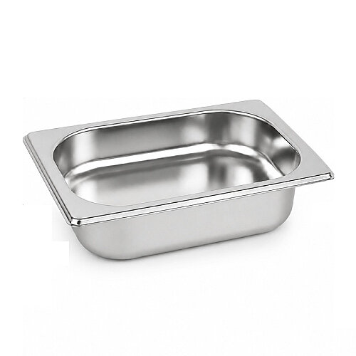 Mixkap GN 1/4-65 mm Paslanmaz Çelik Standart Gastronorm Küvet - Mixkap