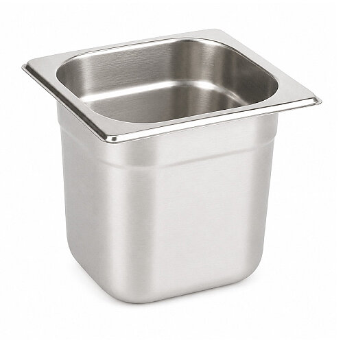 Mixkap GN 1/6-150 mm Paslanmaz Çelik Standart Gastronorm Küvet - 1