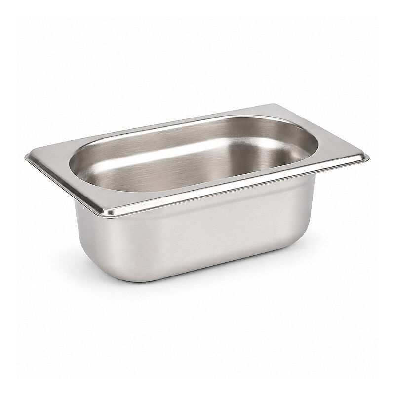Mixkap GN 1/9-65 mm Paslanmaz Çelik Standart Gastronorm Küvet - Mixkap