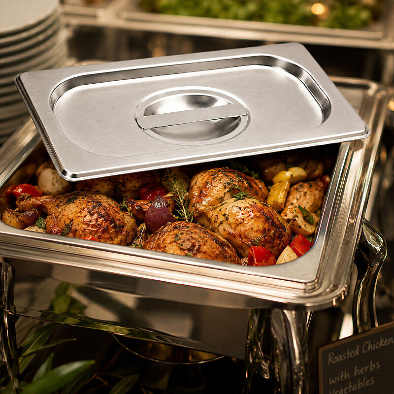 Mixkap GN 1/9 Paslanmaz Çelik Standart Gastronorm Küvet Kapak - Mixkap