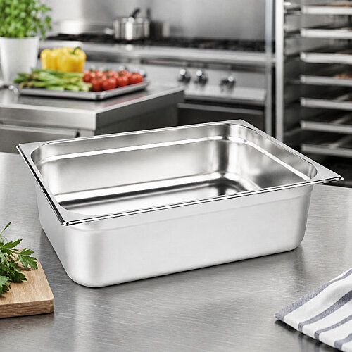 Mixkap GN 2/1-150 mm Paslanmaz Çelik Standart Gastronorm Küvet - 3