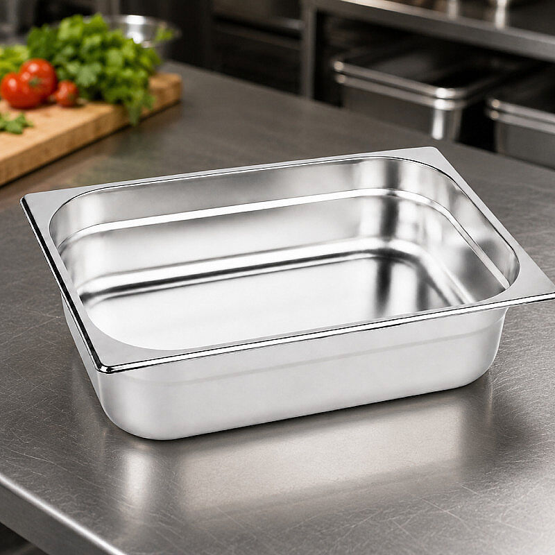 Mixkap GN 2/3-150 mm Paslanmaz Çelik Standart Gastronorm Küvet - Mixkap