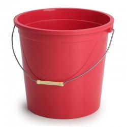 Bora Plastik Modern Kova, No: 5, Kapaksız, 17 L, Kırmızı - Bora Plastik