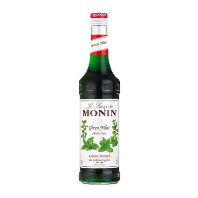 Monin شراب النعناع الأخضر بالنعناع الأخضر، 700 مل - Monin