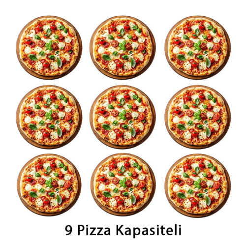 Moretti Forni Neapolis Taş Tabanlı 33 cm x 9 Pizza Kapasiteli Pizza Fırını, Elektrikli - 2