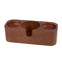 Motta 3 Compartment Wooden Tamper Stand - Motta (1)