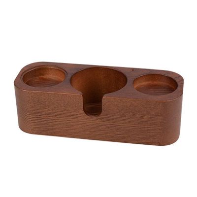 Motta 3 Compartment Wooden Tamper Stand - Motta