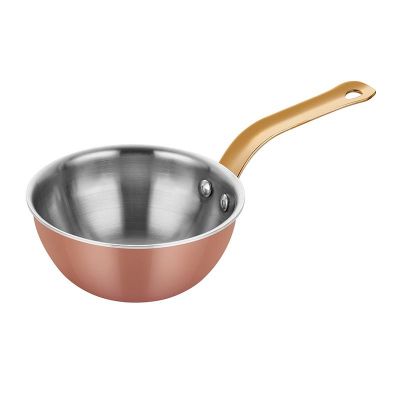 Altınbaşak Multi Metal Mini Wok Tava, 12 cm, Bakır - 1