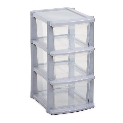Bora Plastik Multi Store Düzenleyici, 3 Çekmeceli, 59 cm - 1