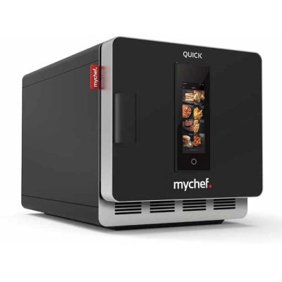 Mychef Quick 1T Catalysed Fast Cooking Oven, Black - Mychef