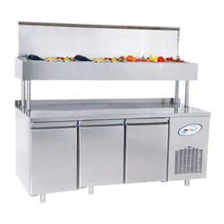 Myco Make Up Refrigerator, 3 Doors - Myco