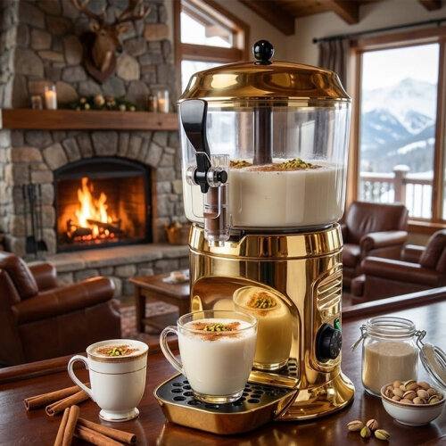 Myco SC-5 Lux Hot Chocolate and Sahlep Machine, 5 L, Gold - 2