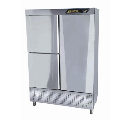 Ndustrio CNS-203 Dik Tip Snack Derin Dondurucu, 1 Tam 2 Yarım Kapılı, 1200 L - 1