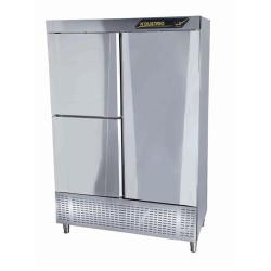 Ndustrio CPS-203 Upright Snack Refrigerator, 1 Full 2 Half Door, 1200 L - Ndustrio