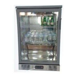 Ndustrio GDC-150 SS Glass Door Behind Bar Cooler Cabinet, 135 Bottle Capacity - Ndustrio
