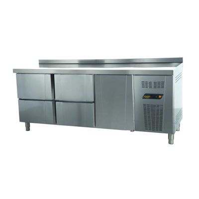 Ndustrio TNP-83-4D Tezgah Tip Pastane Derin Dondurucu, 4 Çekmeceli, 1 Kapılı - 1