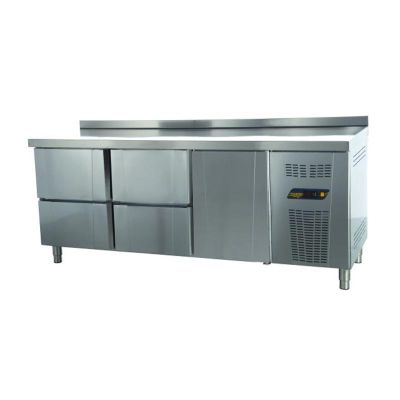 Ndustrio TNS-63-2D Tezgah Tip Snack Derin Dondurucu, 2 Çekmeceli, 2 Kapılı - 1