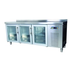 Ndustrio TPG-73-GD Tezgah Tip Gastronorm Buzdolabı, 2 Cam Kapılı - Ndustrio