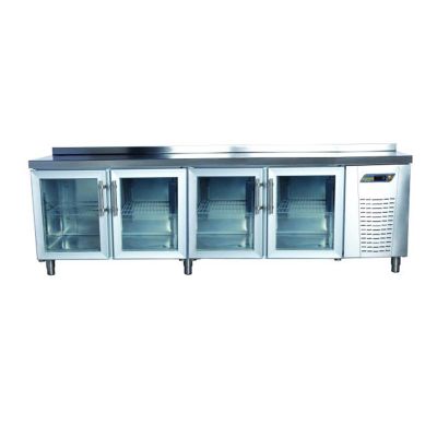 Ndustrio TPG-74-GD Tezgah Tip  Gastronorm Buzdolabı, Cam 4 Kapılı - 1