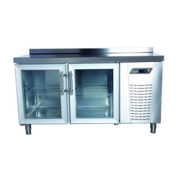 Ndustrio TPP-82-GD Counter Type Patisserie Refrigerator, 2 Glass Doors - Ndustrio