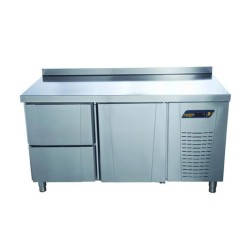 Ndustrio TPS-62-2D Tezgah Tip Snack Buzdolabı, 2 Çekmeceli, 1 Kapılı - Ndustrio