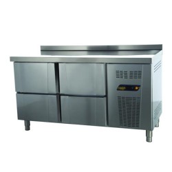 Ndustrio TPS-62-4D Bench Type Snack Refrigerator, 4 Drawers, 2 Doors - Ndustrio