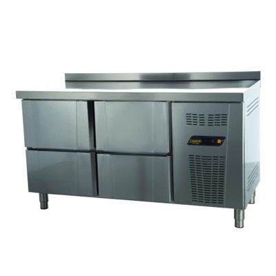 Ndustrio TPS-62-4D Tezgah Tip Snack Buzdolabı, 4 Çekmeceli, 2 Kapılı - 1